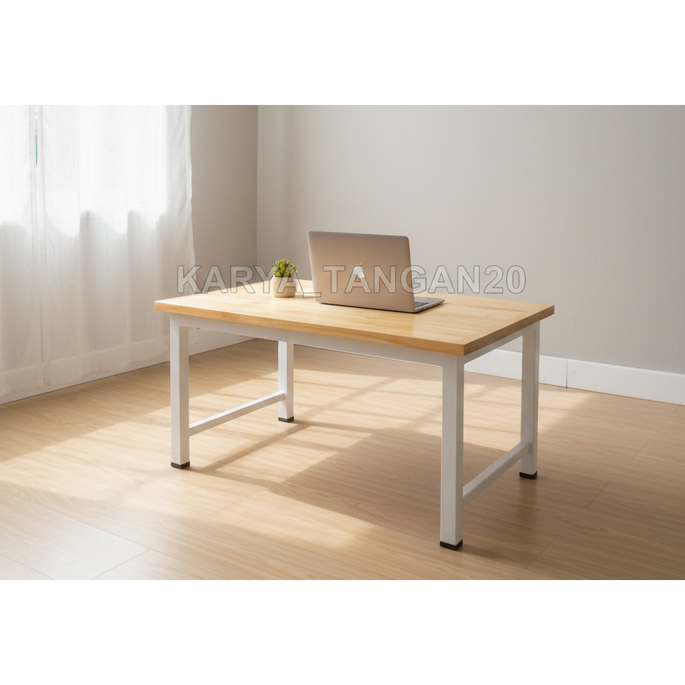 meja lesehan kaki besi hollow murah/meja multipungsi