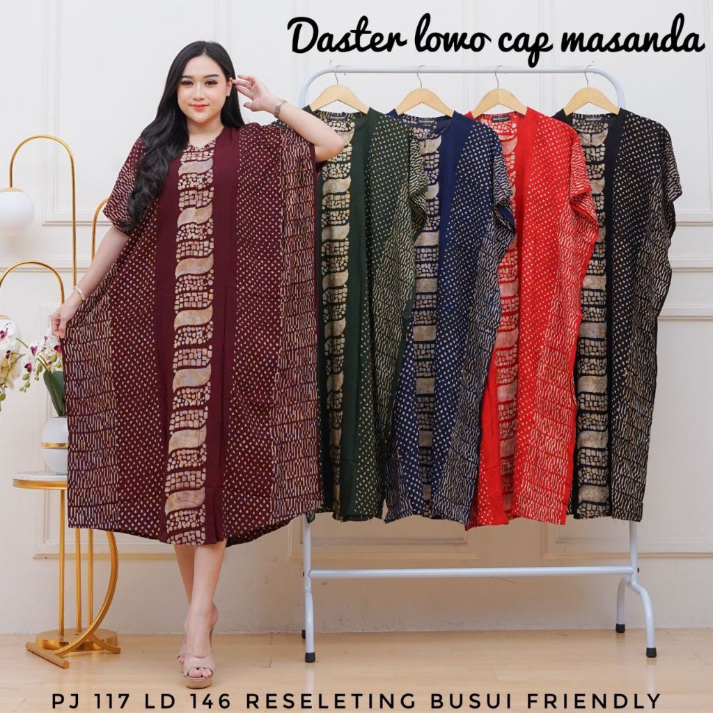 DASTER LOWO JUMBO RAYYON PREMIUM  DASTER LOWO BATIK CAP