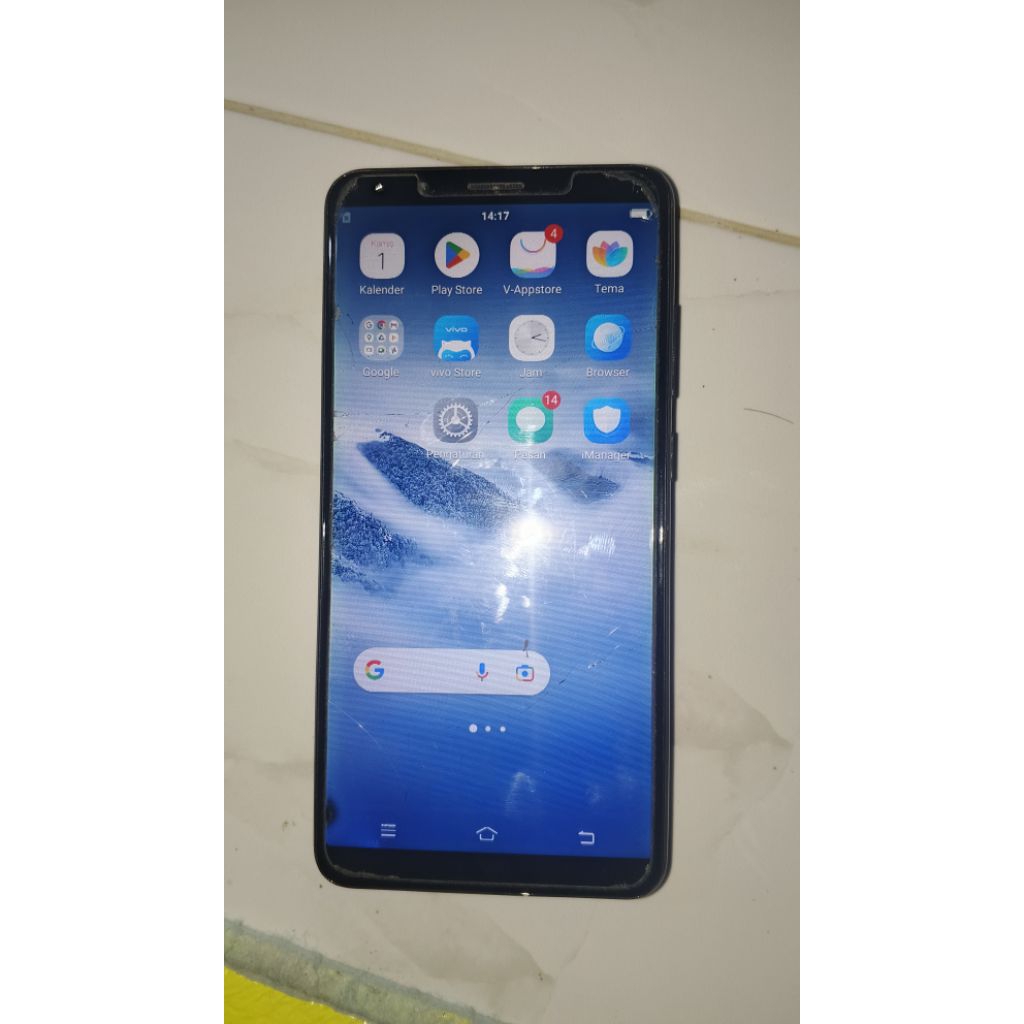 Vivo y71 minus lcd mesin normal