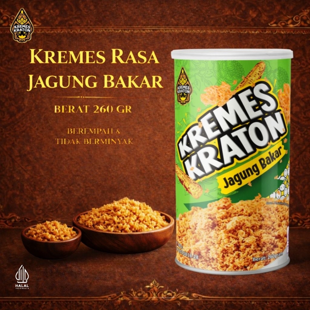 Kremes Kraton - Kremes Jagung Bakar 260g