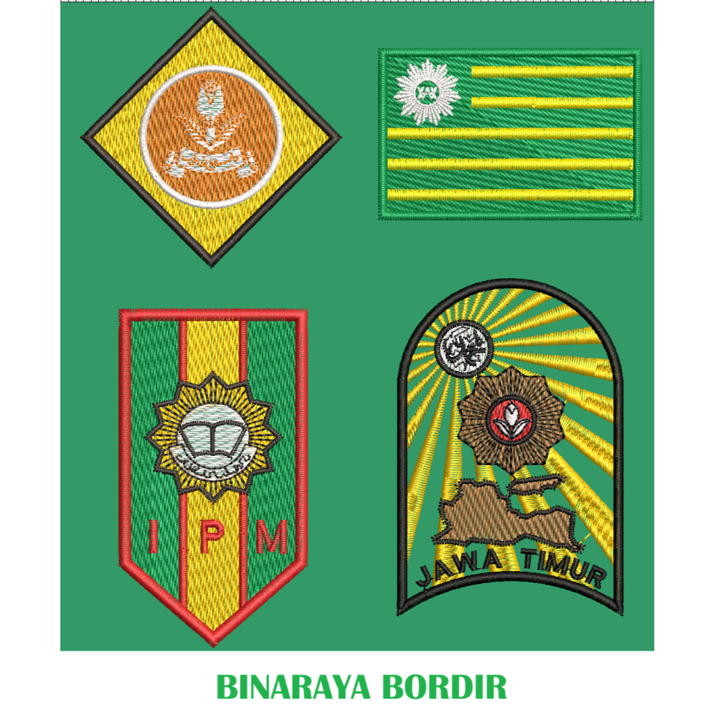 BET HW BORDIR . IKATAN PELAJAR MUHAMMADIYAH. HIZBUL WATHAN. BENDERA HW MUHAMMADIYAH