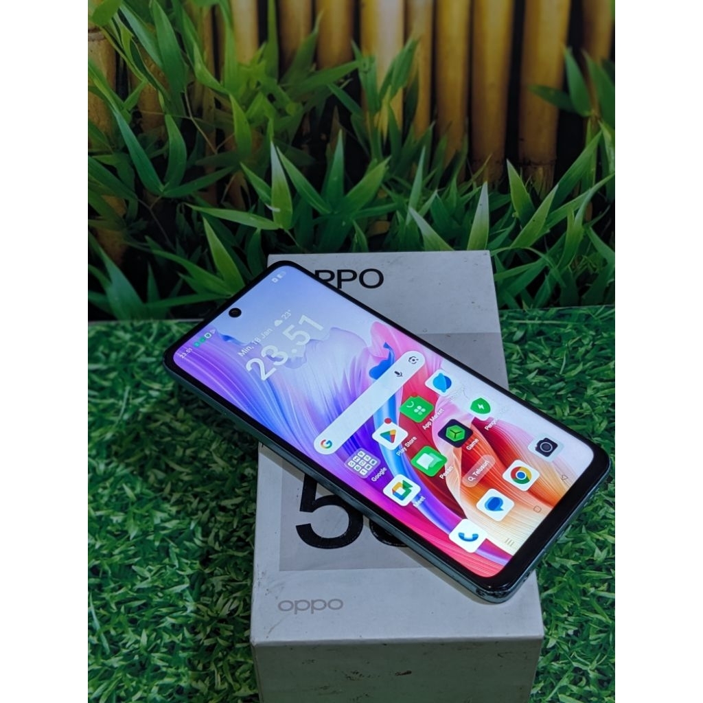 oppo a58 ram 6/128 second lecet pakai