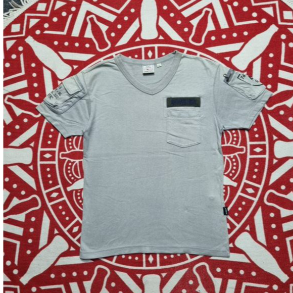 tshirt Avirex pocket cargo samping kaos lengan pendek