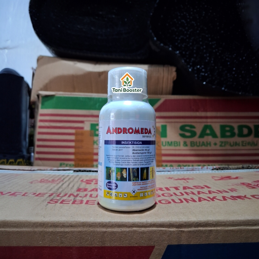 ANDROMEDA Insektisida 100ml Abamektin Acetamiprid Anti Ulat Kutu Tanaman EC
