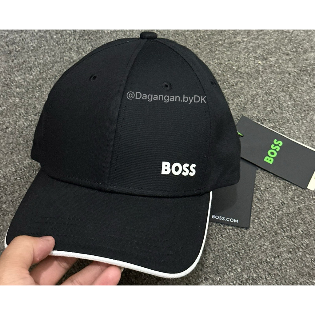 Topi Boss* Cap Original 100% Full Black