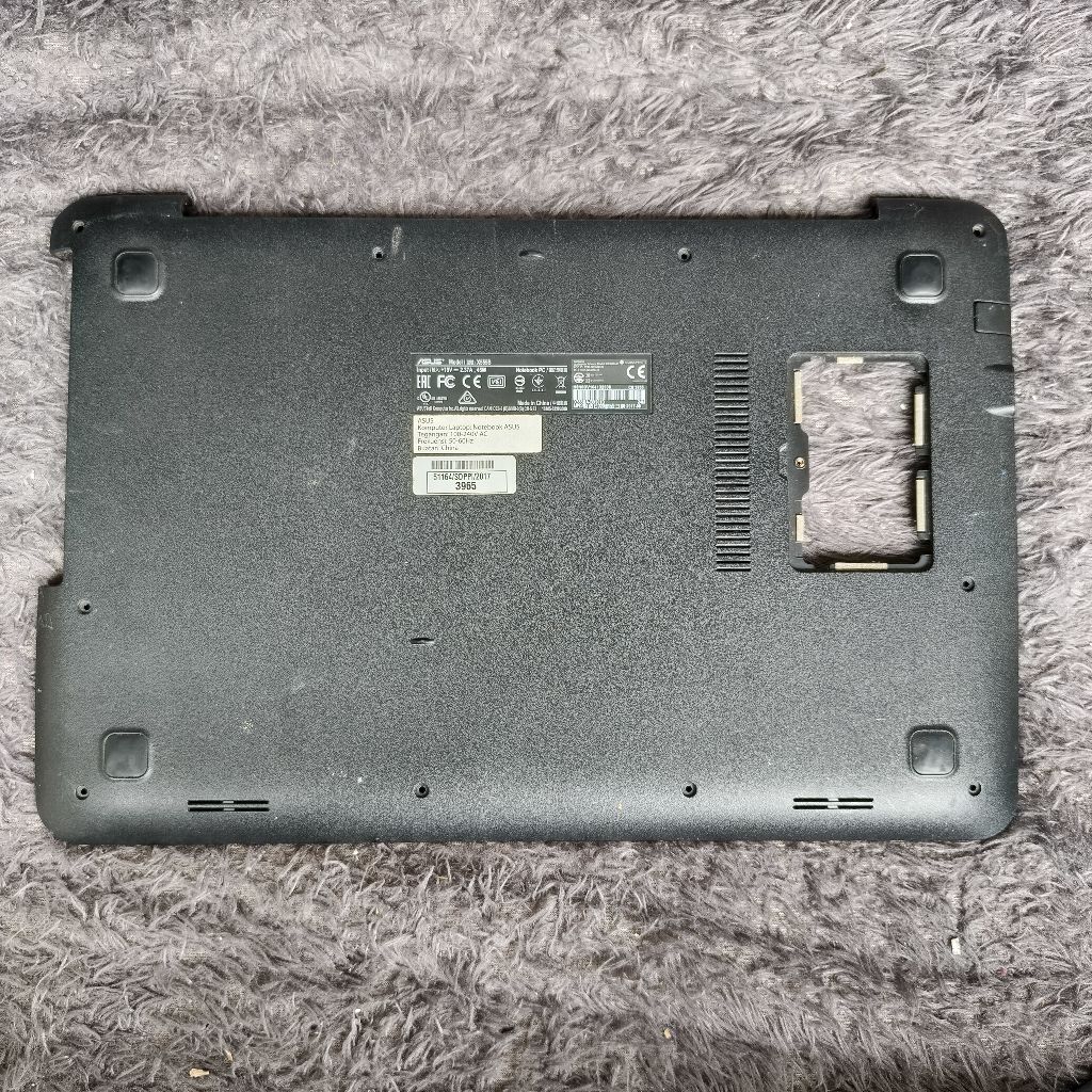 CASING BAWAH ASUS X555B Bottomcase Kesing Kondisi second masih bagus