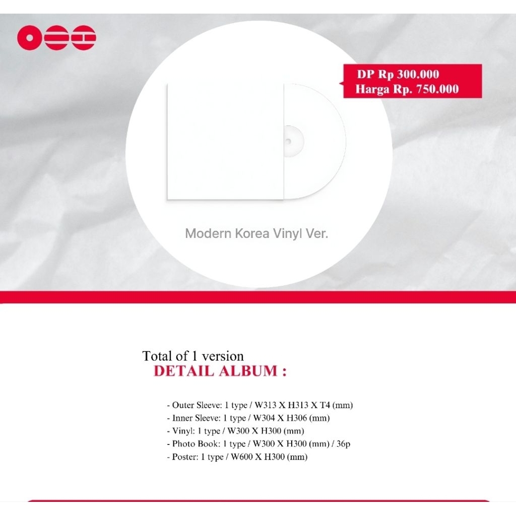 [PO] BTS THE 5TH ALBUM 'ARIRANG' (MODERN VINYL ver.) / ALBUM BTS ARIRANG