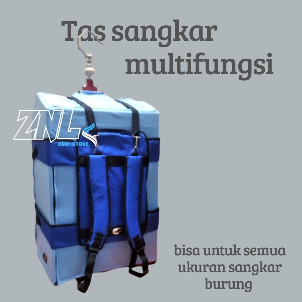 tas ransel gendong sangkar burung murai sayap/tali samping lebar merk DNR original