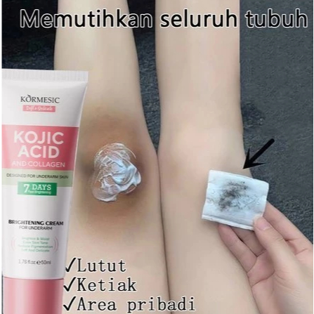 [BPOM] KORMESIC pemutih selangkangan dan Krim pemutih ketiak - READY