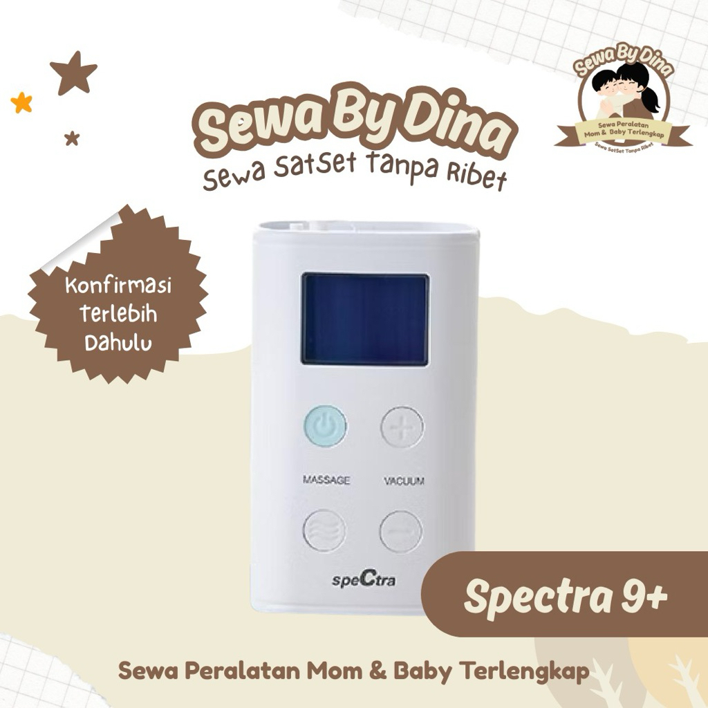 SEWA POMPA ASI SPECTRA 9+ 9 PLUS BREAST PUMP-POMPA ASI ELEKTRIK