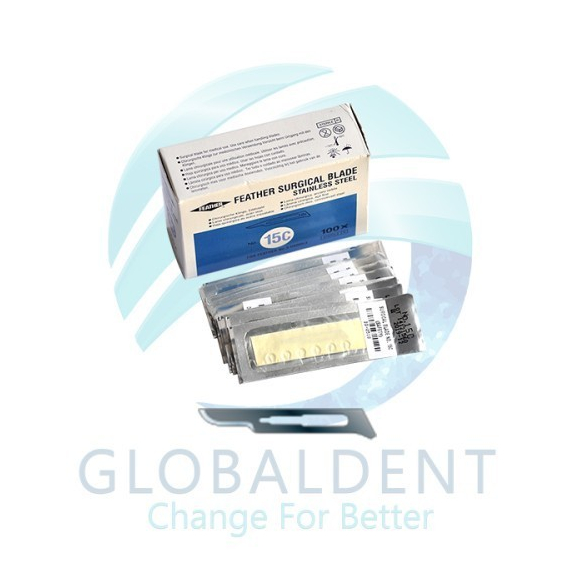 Mata Pisau Bedah Berkualitas Tinggi 1Pcs / FEATHER Surgical blade No. 11, 15C & 15 / Pisau Operasi /