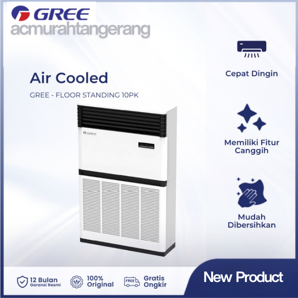 AC GREE Floor Standing 10PK RF28WPD/NAA-M Inverter AC Ruangan Besar