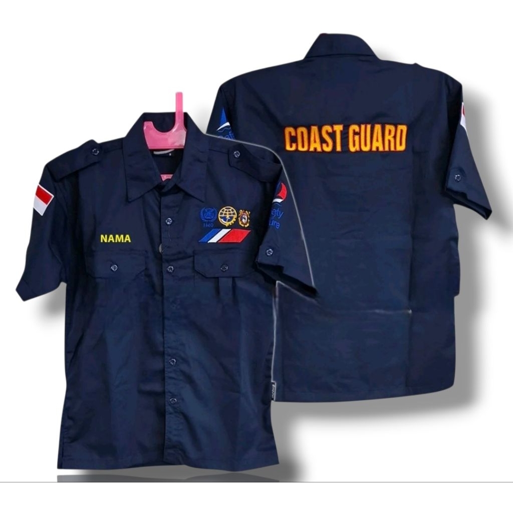 KEMEJA KPLP, KEMEJA COAST GUARD, SERAGAM KPLP, SERAGAM COAST GUARD