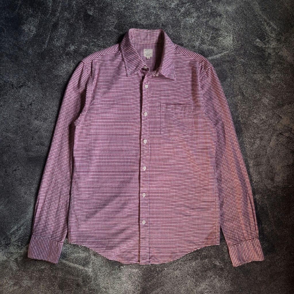 GIORDANO PLAID SHIRT OXFORD