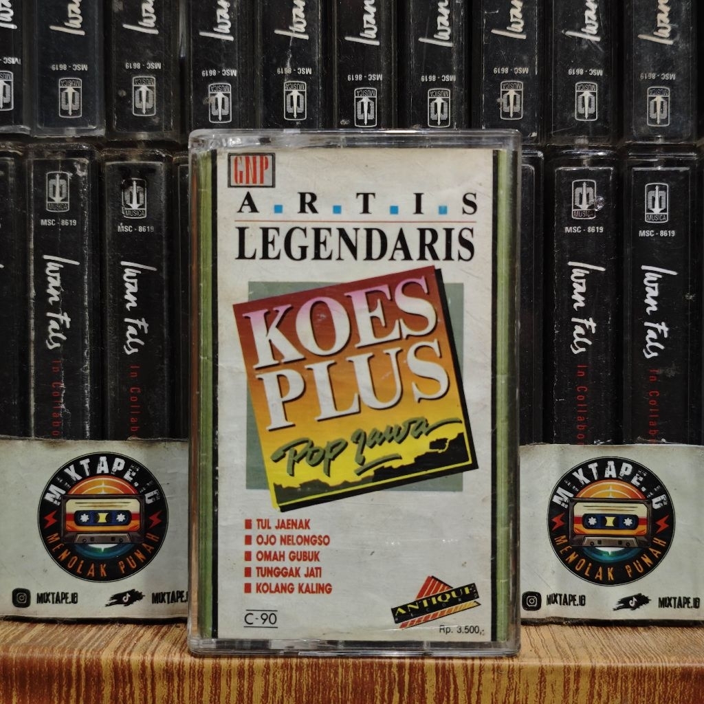 Kaset - Koes Plus - Pop Jawa - Artis Legendaris - Kaset Pita - Radio Tape - Radio - Pemutar Kaset - 