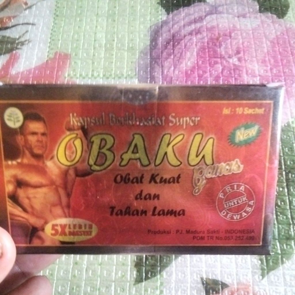 Kapsul Obaku Asli - Peningkatan Stamina, Mendukung Vitalitas, Membantu Ereksi