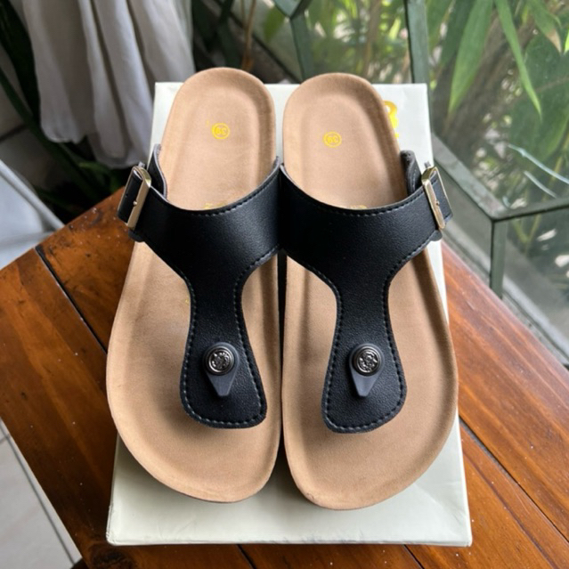 SANDAL MYFEET BLACK SIZE 39