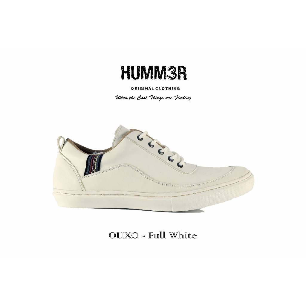 Sepatu Putih Sneakers Jumbo Pria Big Size Humm3r Auxo White