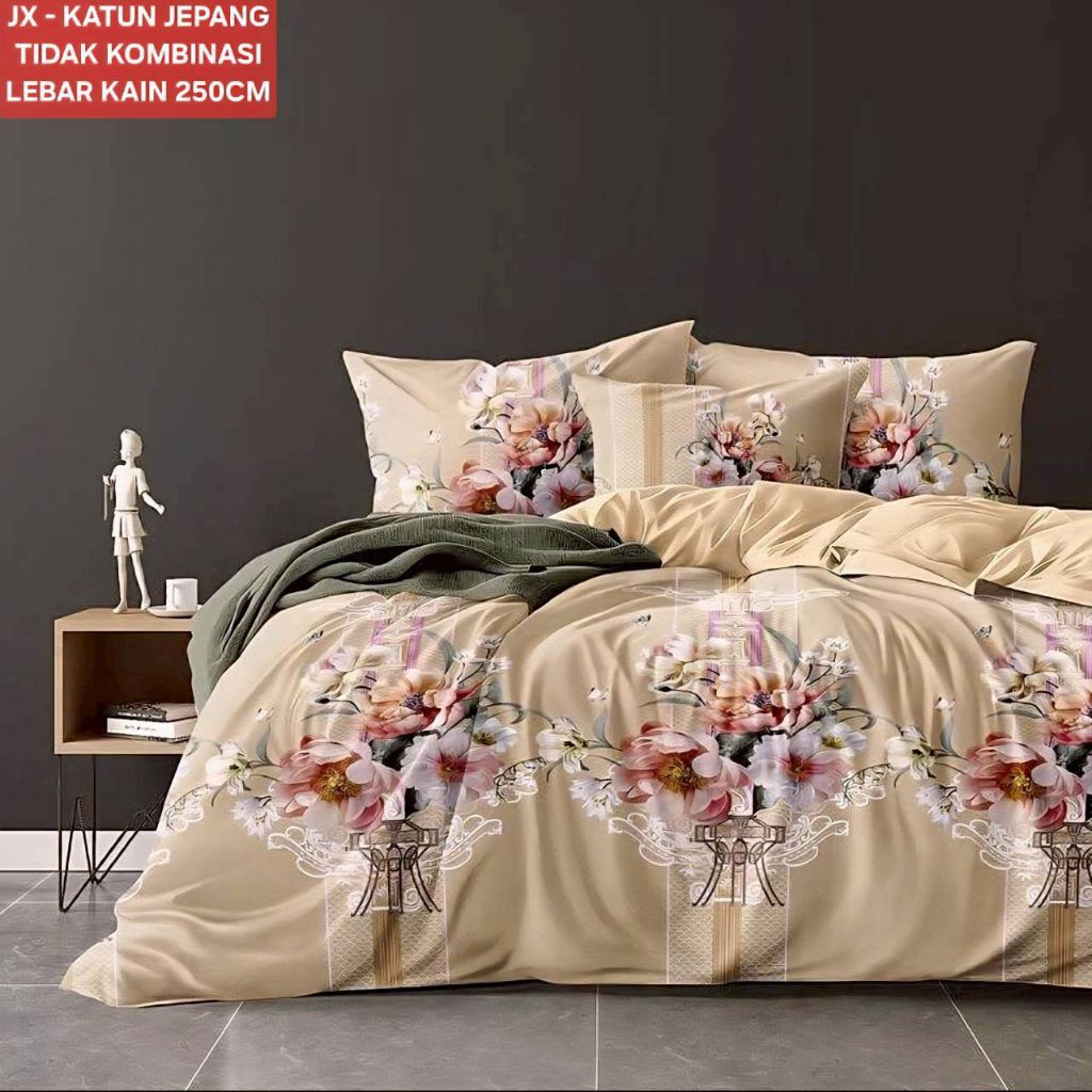 TOKO JAYATEX KAIN SPREI BAHAN KATUN JEPANG SISA 3.15 METER FULL KATUN IMPORT ADEM METERAN