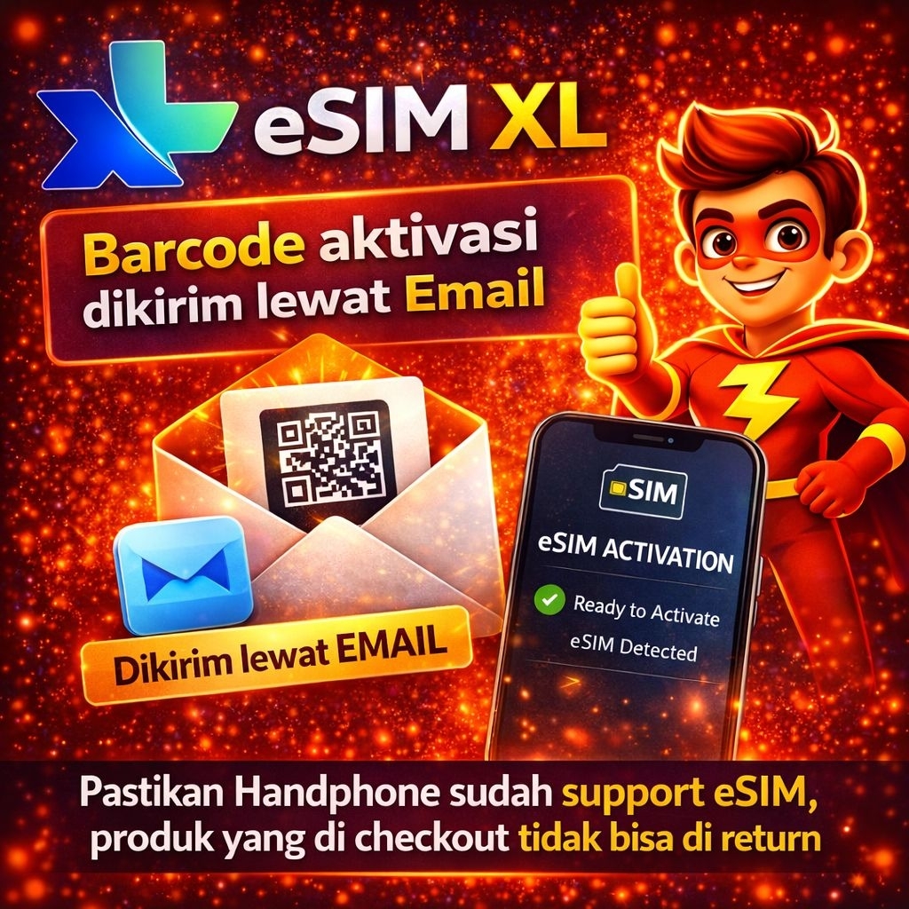 Perdana XL eSIM/Fisik (Pilih Nomor)