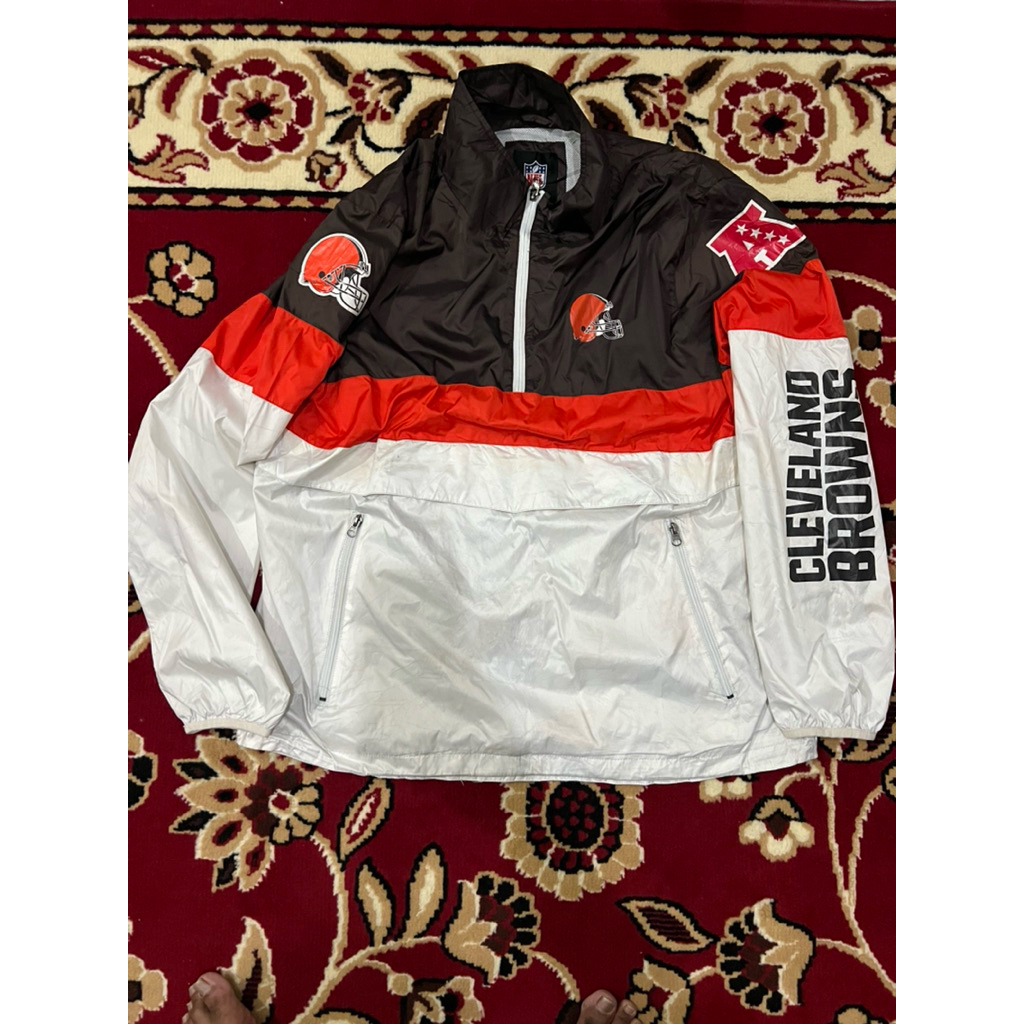 JAKET HALFZIP NFL  CLEVELAND BROWNS SECOND