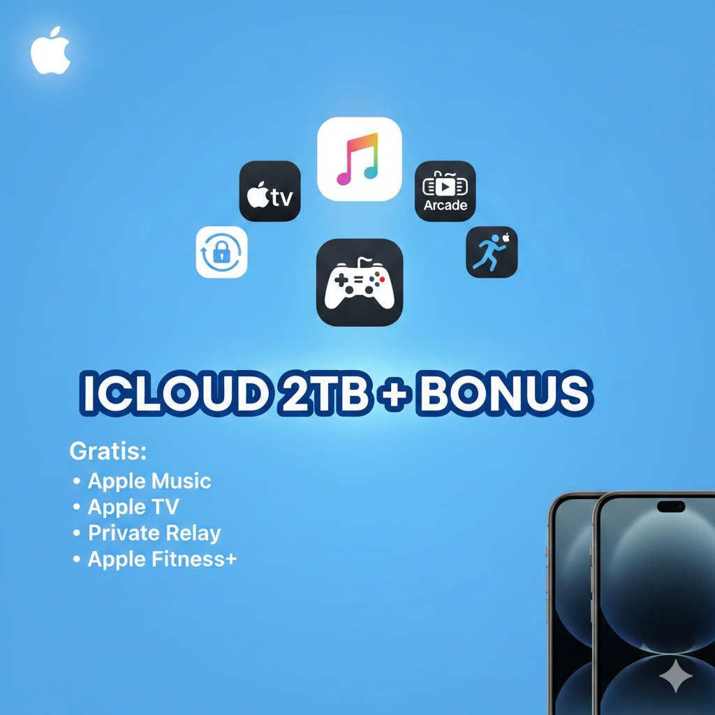PROMO upgrade icloud 2TB (Akun tetap pake punya pribadi)