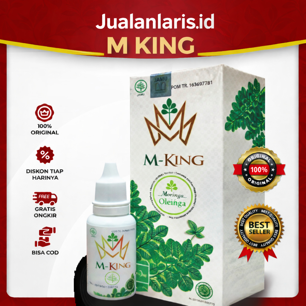 M-KING Jamu Tetes Herbal Original | BPOM | Jamu Herbal Tradisional Cair