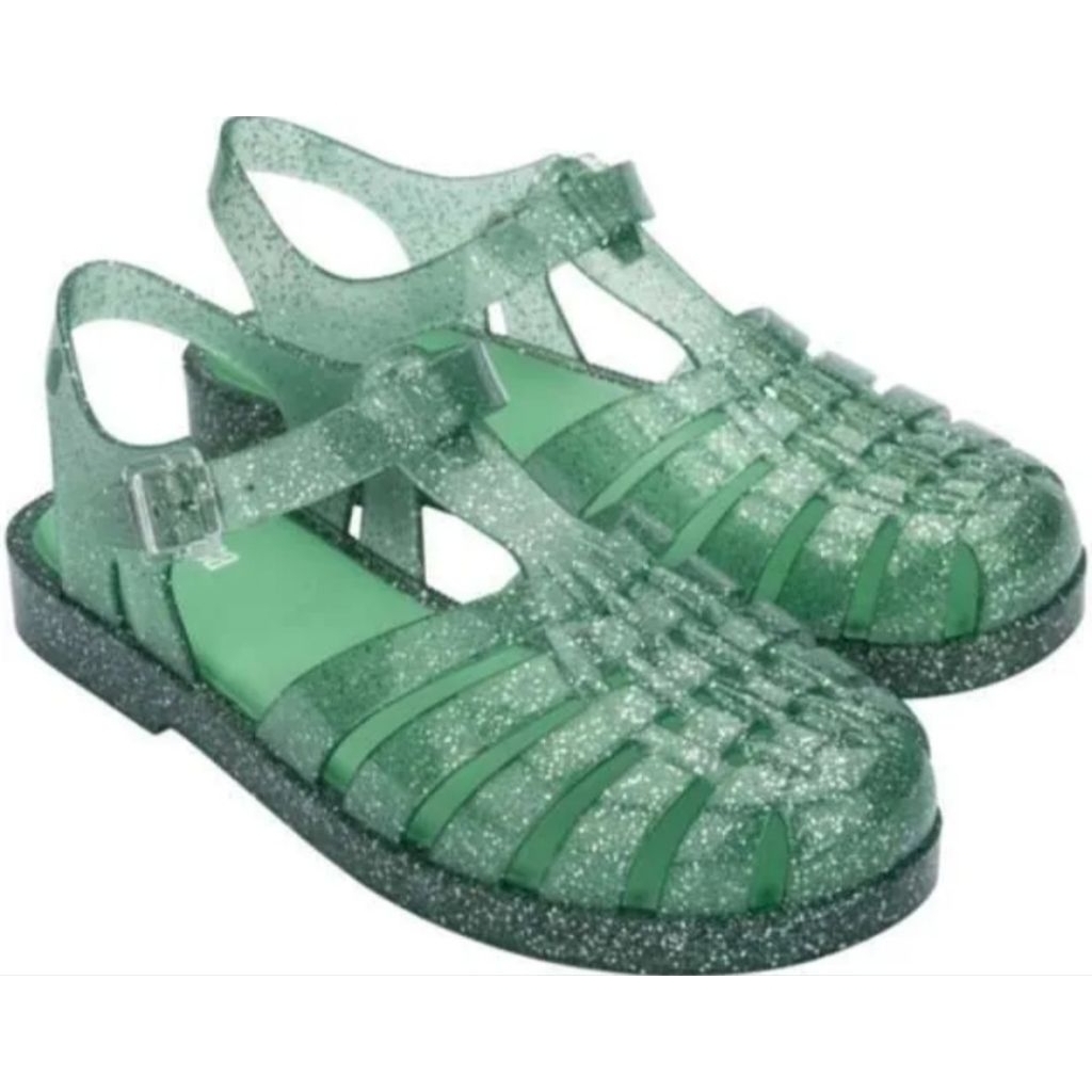 Melissa Possession Shiny Ad Glitter Green