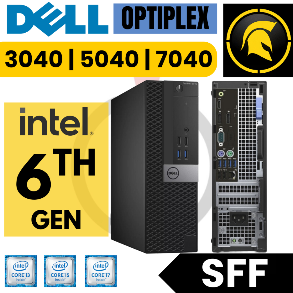 Dell OptiPlex 7040 / 5040 / 3040 SFF Core i3 / i5 / i7 Gen 6th PC SLIM