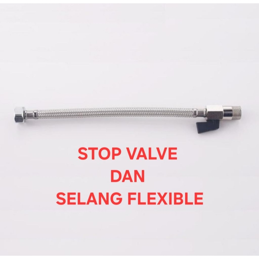 STOP KRAN DAN SELANG FLEXIBLE TOTO FSV300