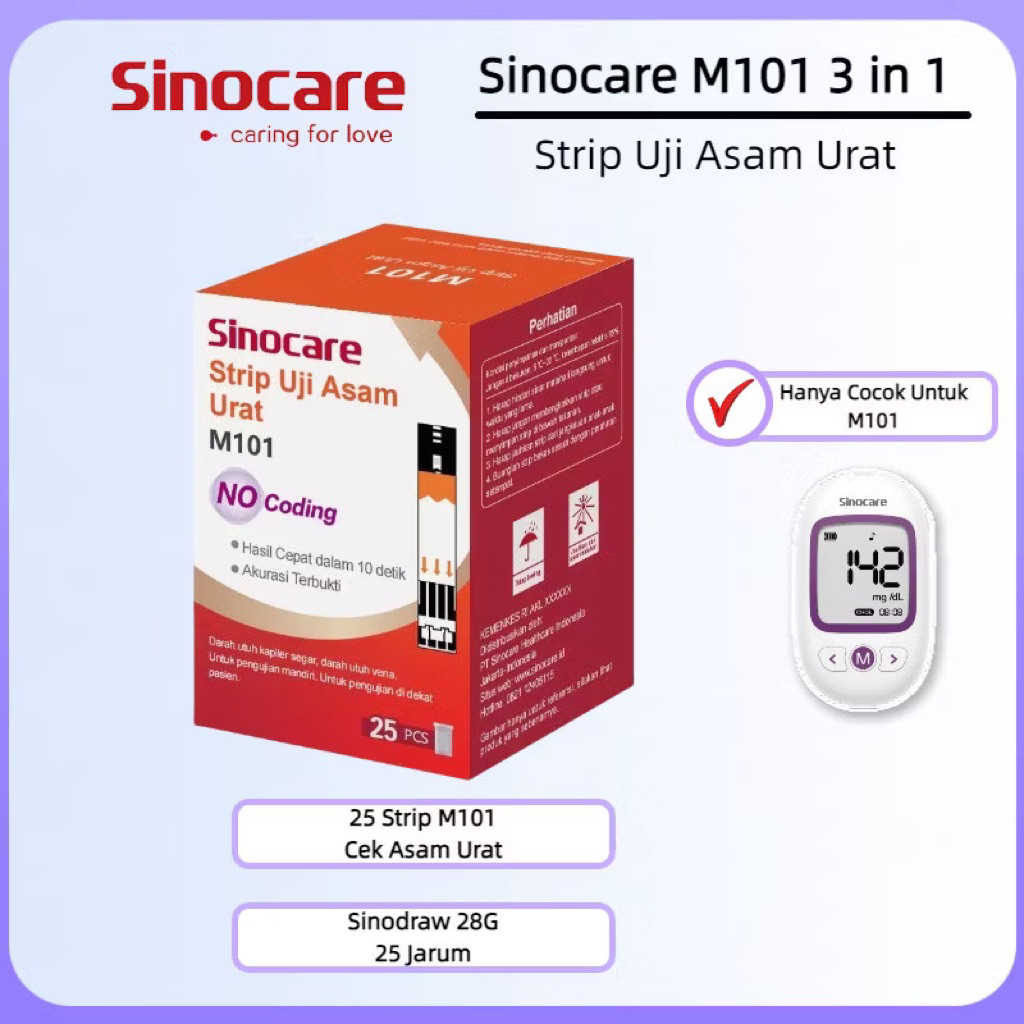 Strip Uji Asam Urat sinocare