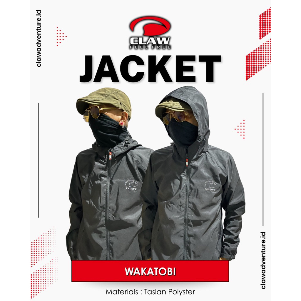 claw jacket wakatobi outdoor unisex