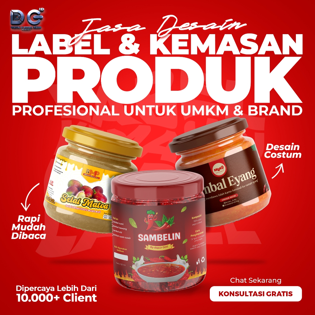 Jasa Desain Label Produk UMKM Profesional | Botol & Kemasan – DC ID