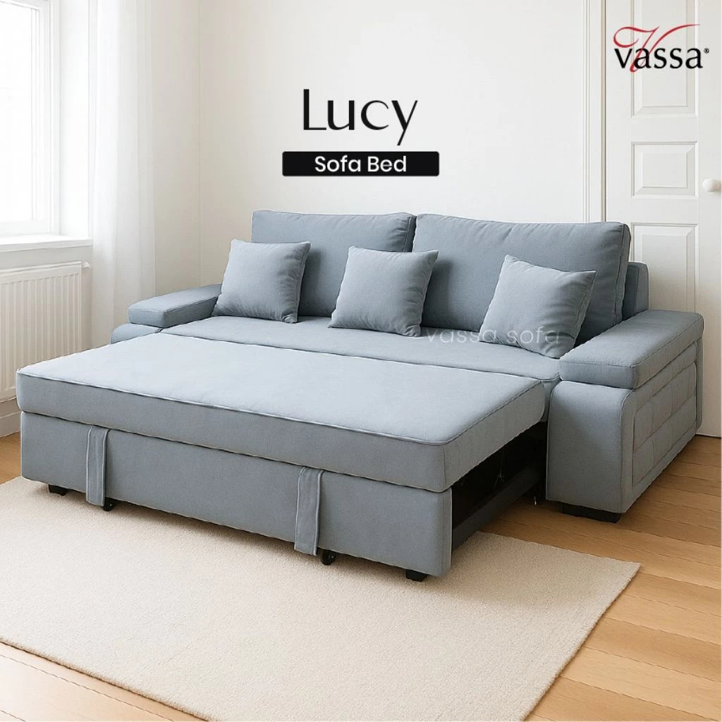 SOFA BED / SOFA BED / SOFABED KAIN / SOFA / SOFA SANTAI / SOFA BLUDRU / SOFA RECLENER / SOFA LARIS /