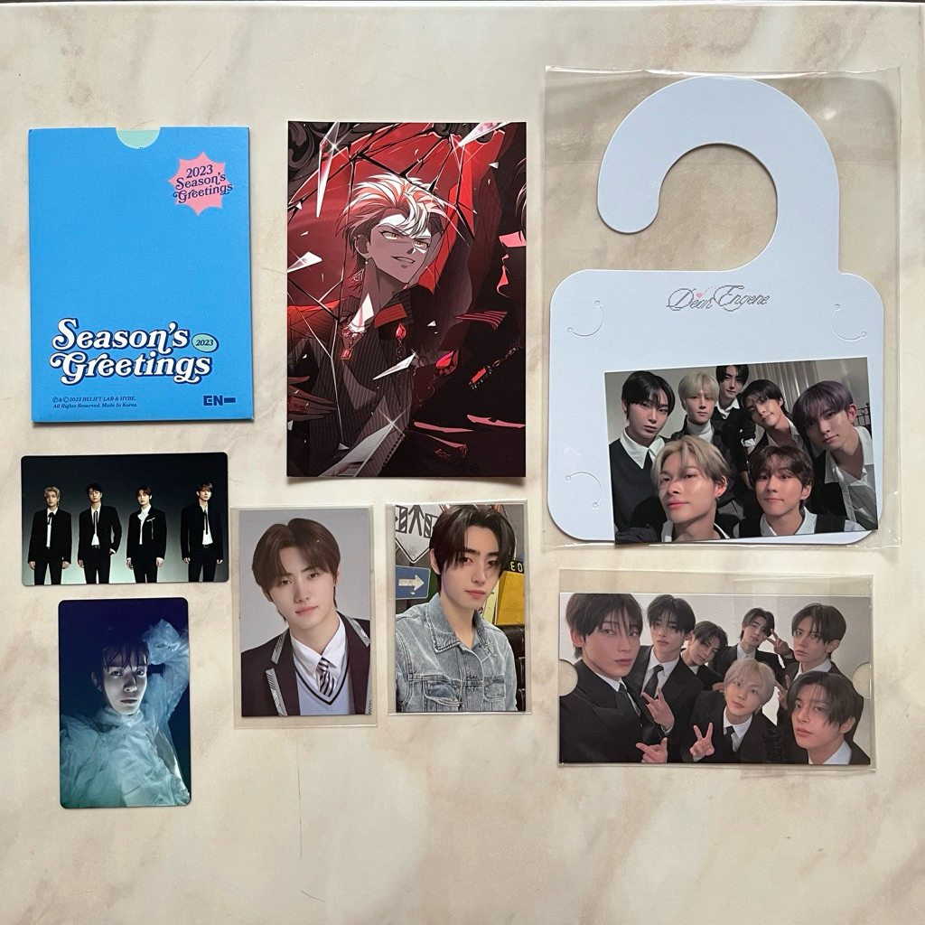 [TAKE ALL ONLY] PC Sunghoon, PC Group, Postcard Dark Blood, dll (read description)