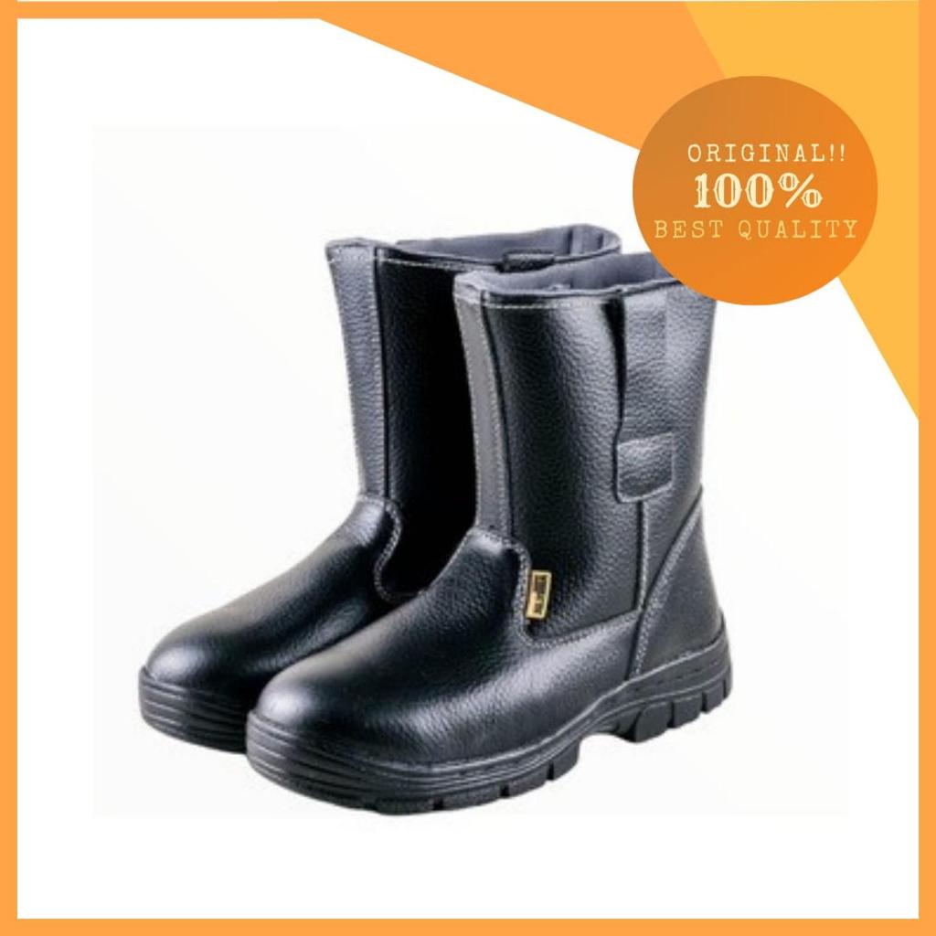 Sepatu Safety ALTERA Niagara ALT-HCB501 Black - Rigger Boots Safety Pria Hitam Original Premium SNI