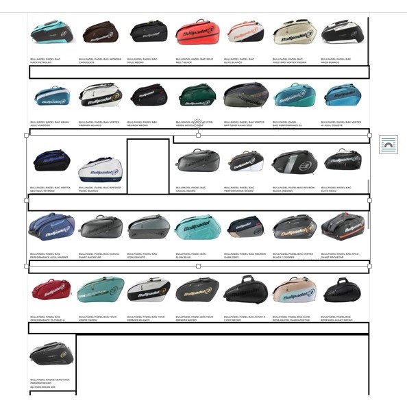 Bullpadel Padel Bag [Icon Pro/Vertex Pro Azul Celeste/ALEJANDRA SALAZAR/PAQUITO NAVARRO/PERFORMANCE 
