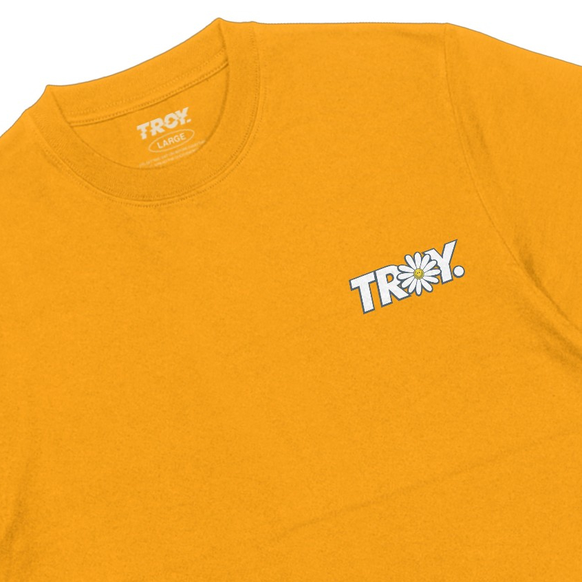 Troy Company Tshirt Yellow Mustard Made You - Kaos Lengan Pendek Kaos Kuning Mustard MTD 2930