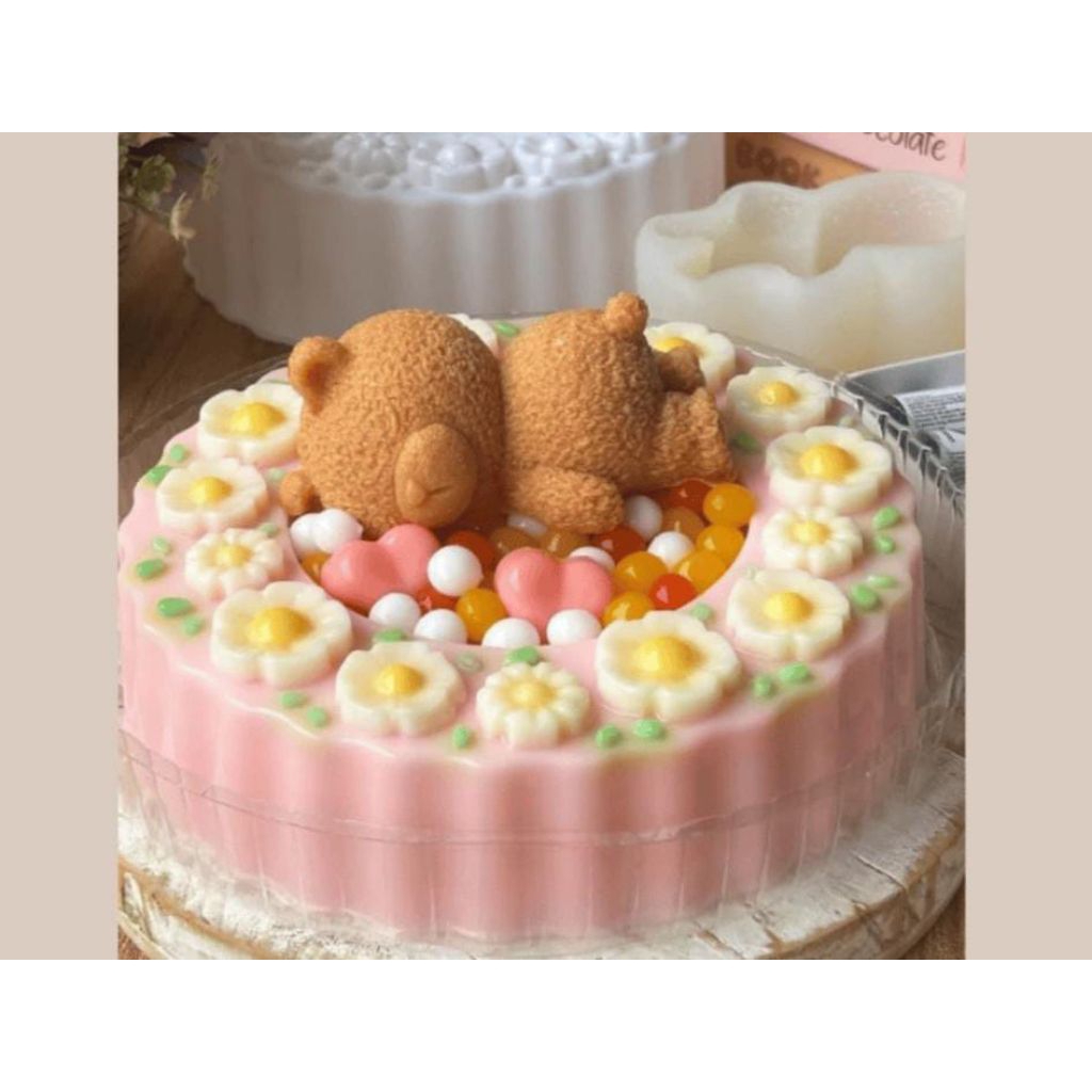 Cetakan Puding Bentuk Bunga Kecil - Cetakan Puding Agar Union Motif Bunga 1,2 Liter - Cetakan Agar P