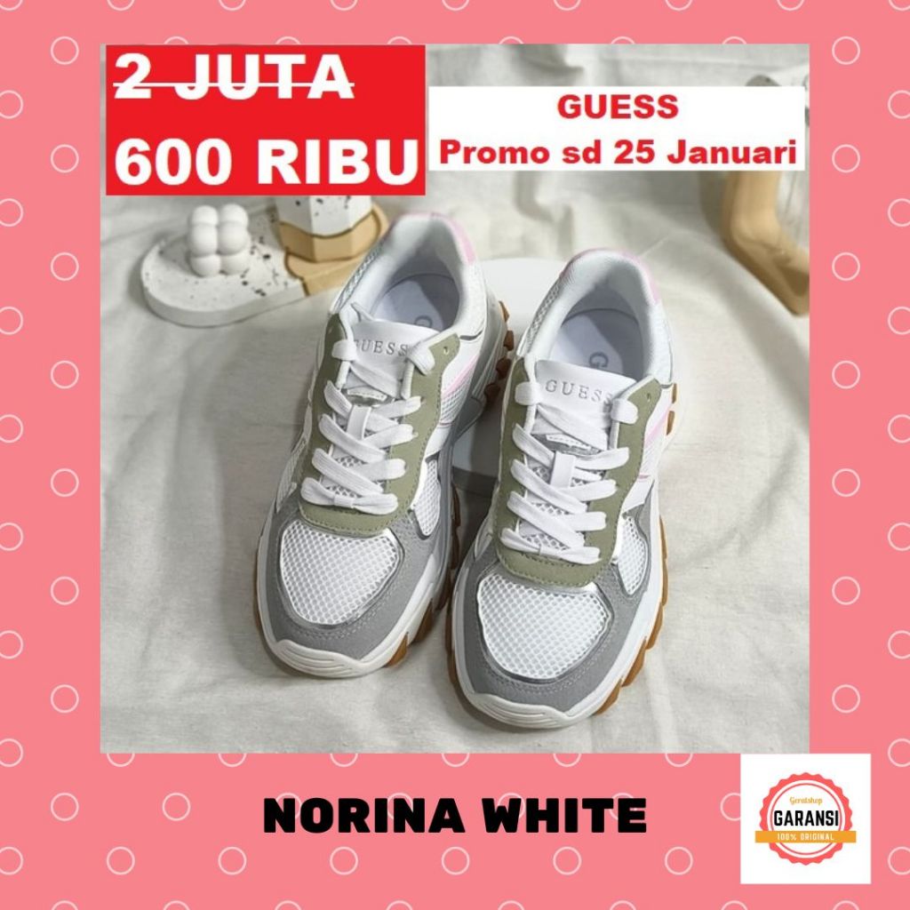 Sepatu sneakers wanita seri NORINA Guess 100% original store