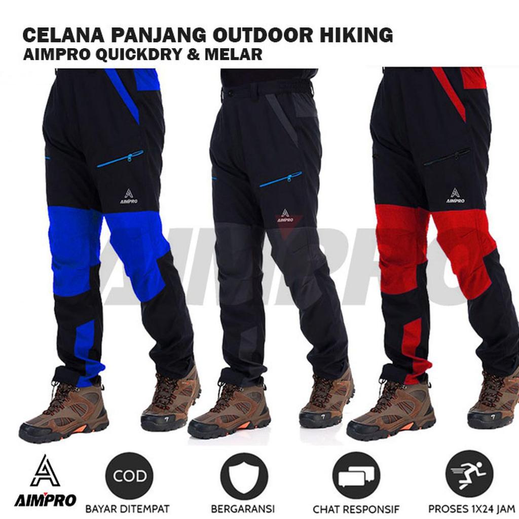 Eiger Adventuress - Celana Panjang Pria Gunung Quickdry Outdoor Hiking Celana Panjang Pria Outdoor