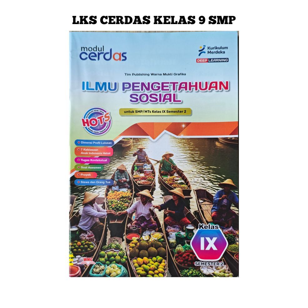 LKS Cerdas IPS Kelas 9 Semester 2 Murah Baru
