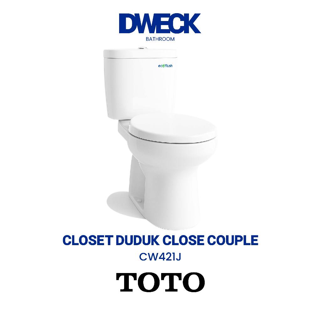 DWECK - TOTO Toilet Kloset Duduk Closet Duduk WC Duduk CW421J