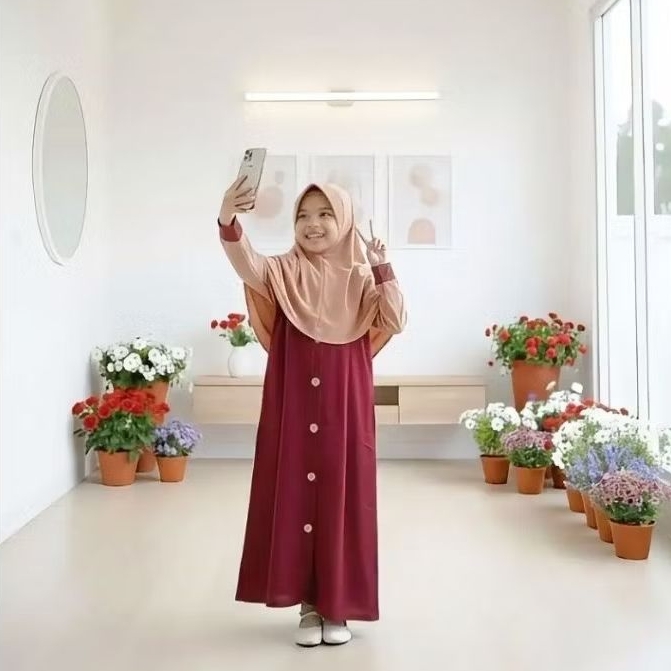 Baju Muslim Anak Perempuan Anak Perempuan Gamis Anak Perempuan Baju Gamis Anak Perempuan Gamis Syar'