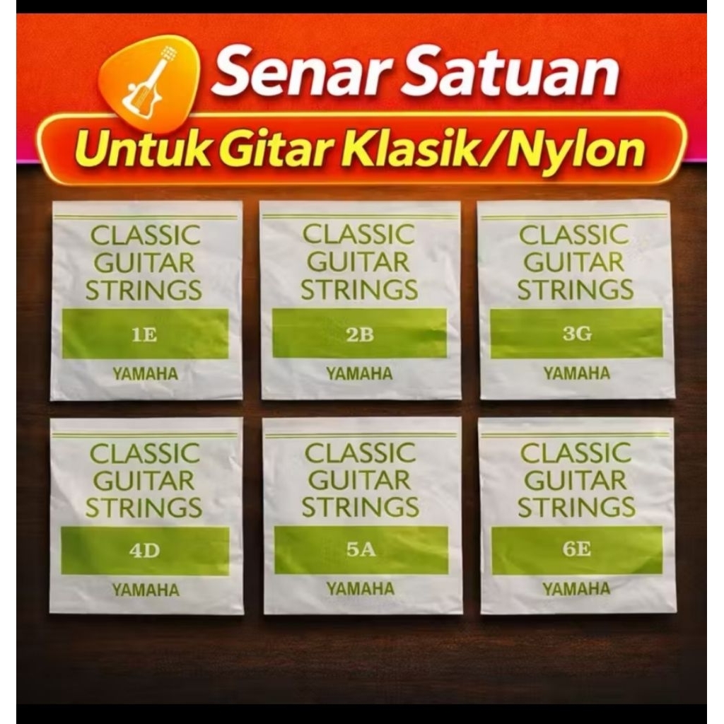 senar gitar klasik nilon eceran satuan yamaha