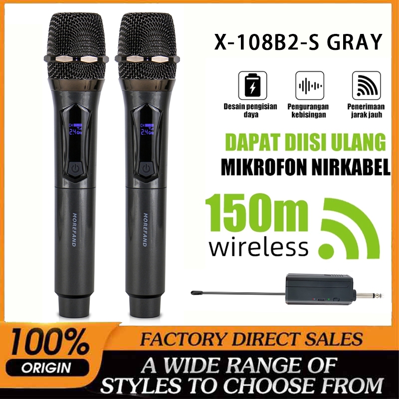 Mikrofon nirkabel Profesional Wireless Mikrofon nirkabel, mikrofon uhf, mikrofon ponselc Wireless//M