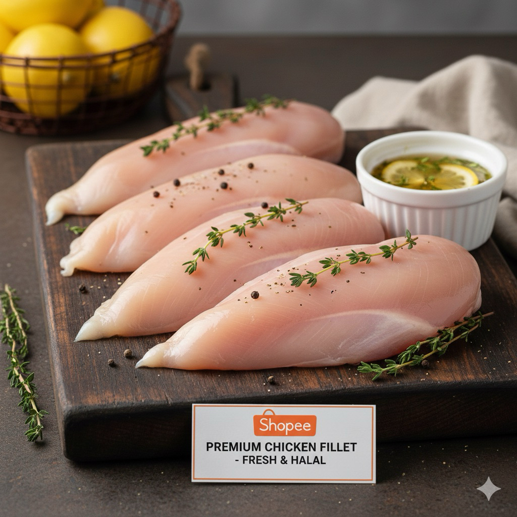 Daging Ayam Fillet Dada 1 kg