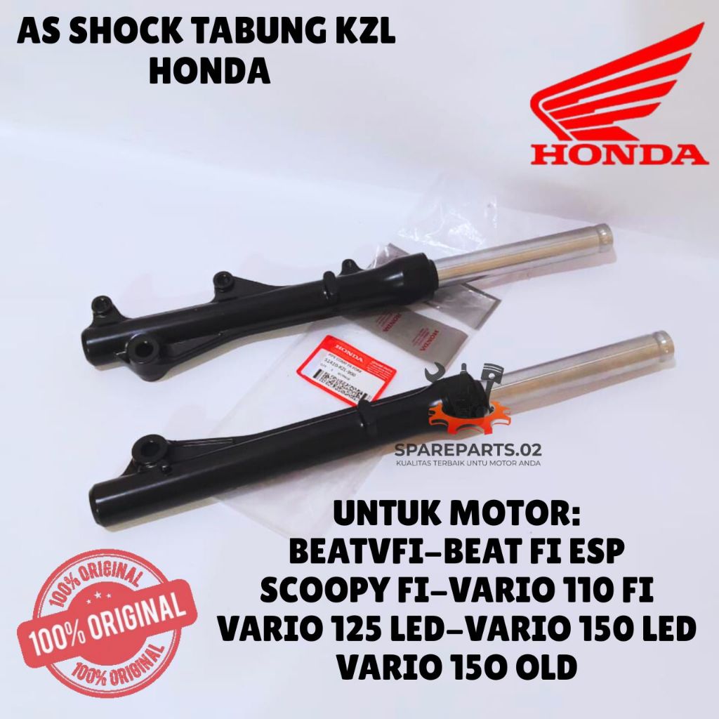 AS SHOCK+TABUNG ORIGINAL HONDA KODE KZL, AS SHOCK BEAT FI, AS SHOCK TABUNG BEAT FI ESP, AS SHOCK TAB