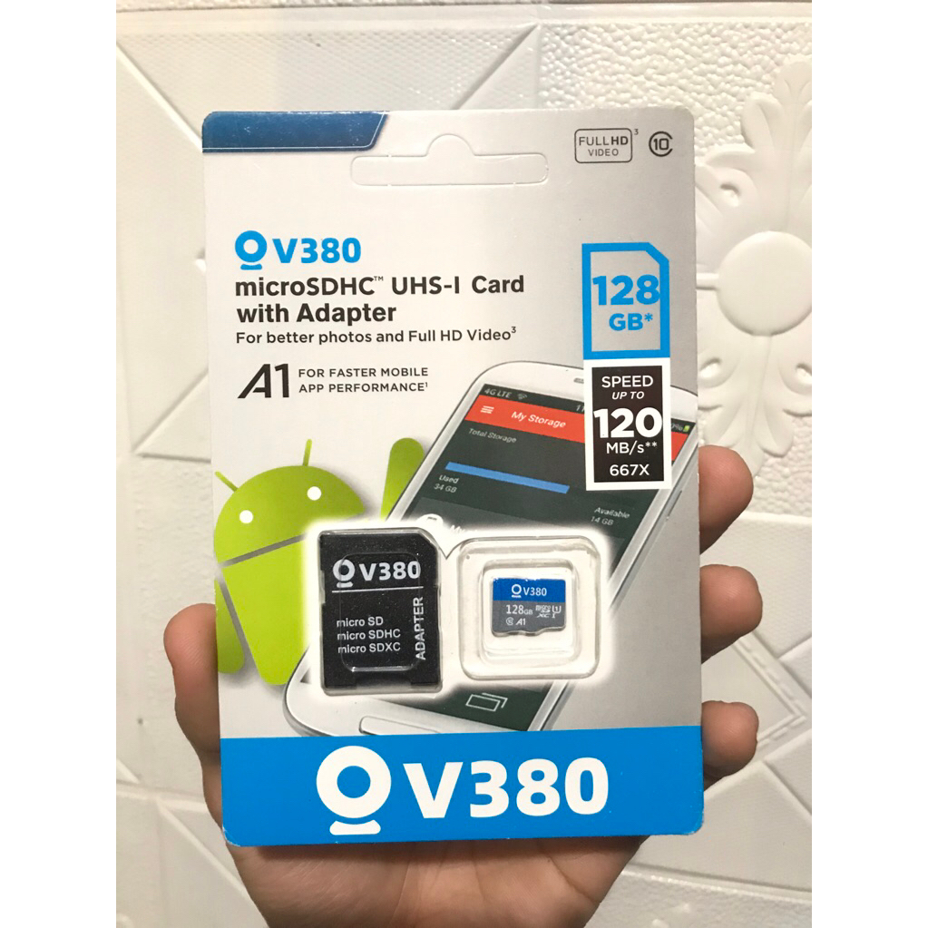 Kartu Memori V380 128Gb- Original, Untuk Cctv Hp