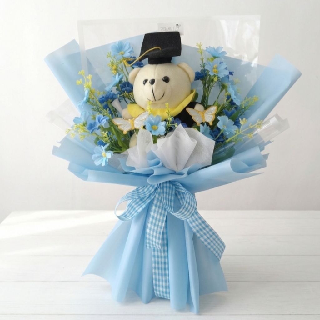 Buket Wisuda cewek cowok buket boneka wisuda buket bunga wisuda